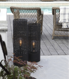 By Rydéns buitenlamp Maison 78 cm, mat zwart incl. licht bron