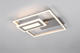 Trio lighting plafondlamp Spiro led, mat nikkel 33 cm