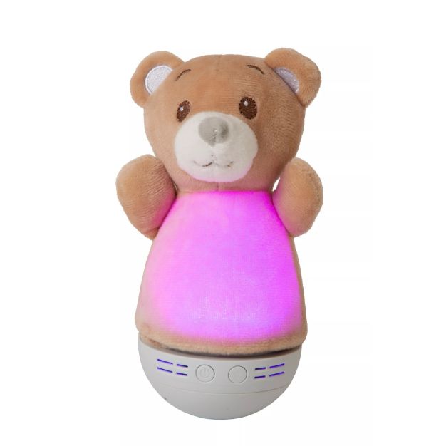 Lucide  tafellamp Dolly led, bruin op Batterijen