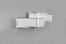 Trio lighting Plafondlamp Charleston led, geborsteld aluminium