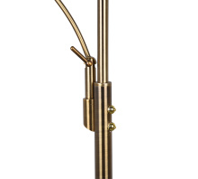 Trio lighting vloerlamp Granby led, 2-lichts brons