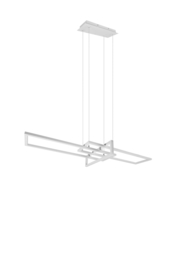 Trio lighting hanglamp Salinas led, mat wit met switch dimmer
