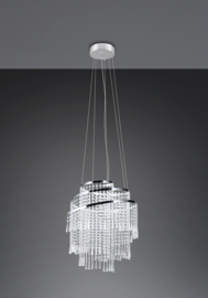 Trio lighting hanglamp Pomp, chroom incl. switch dimmer