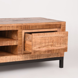 Label 51 Tv-Meubel Ghent, rough mangohout 160 cm
