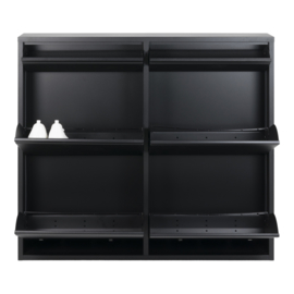 Spinder design Schoenenkast Billy 6, zwart