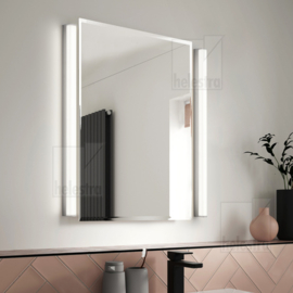 Helestra wandlamp Lado-S led,  aluminium met acryl glas 60 cm IP44