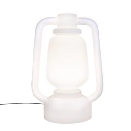 Buiten vloerlamp Storm, wit