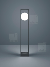 Helestra buitenlamp Anou led, grafit IP65 75 cm hoog