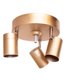 By Rydéns Correcte Spotlight met 3 gouden lampen