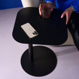 Spinder design Bijzettafel Hella, zwart