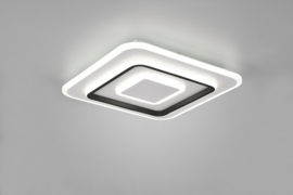 Trio lighting plafondlamp Jora led, wit incl. switch dimmer 41 cm vierkant
