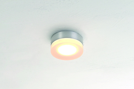 Bopp leuchten plafondlamp One led, geschuurd aluminium