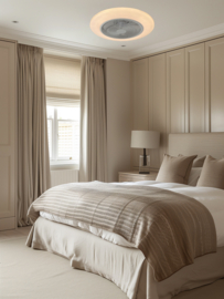 Light trend plafond ventilator led, titaan incl. afstandsbediening