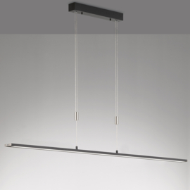 Fischer&honsel hanglamp Metz TW led, zwart incl. pushdimmer 160 cm