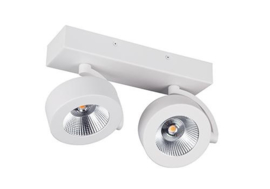 Plafondspot  BC0032W led, 2-lichts mat wit