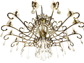 Light trend hanglamp H77905, 14-lichts brons