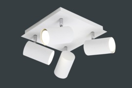 Trio lighting plafondspot Marley led, 4-lichts wit incl. lichtbron