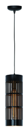Freelight hanglamp Scarico , 1-lichts zwart-goud