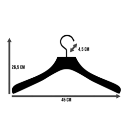 Spinder design Kledinghanger Lotus, zwart