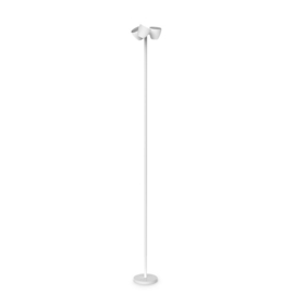 Pujol Lighting vloerlamp Trio led, 3-lichts mat wit