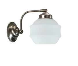 Old timerlight wandlamp Bonbon, opaal mat glas