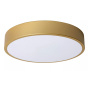 Lucide plafondlamp Unar led, mat goud-messing 30 cm incl. switch dimmer