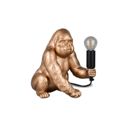 Trio-lighting tafellamp Kong, goud kleurig