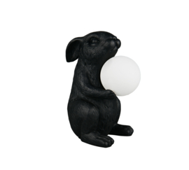 Trio-lighting tafellamp Rabbit, zwart