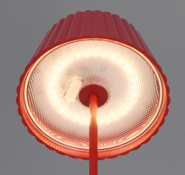 Trio lighting vloerlamp Suarez led, rood
