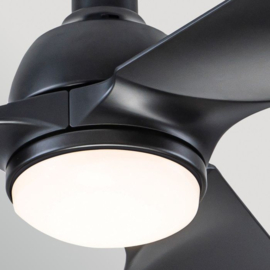 Elstead lighting Aviator plafondventilator led mat zwart incl. afstandsbediening