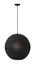 Freelight hanglamp Oronero, zwart - goud 60 cm