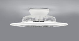 Trio lighting plafond ventilator Flaga led, 60 cm mat wit incl. afstandsbediening