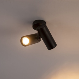 Qazqa plafondspot  Scopio Honey, 2-lichts zwart incl. licht bron