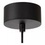 Lucide  hanglamp Kenneth led, zwart mat goud 80 cm