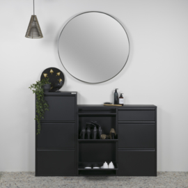 Spinder design Schoenenkast Billy 6, zwart