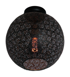 Freelight plafondlamp Oronero,  zwart-goud