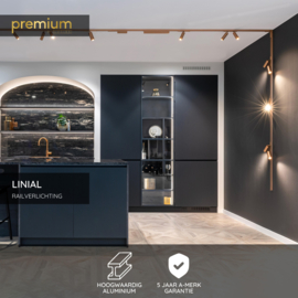 Lucide LINIAL Flexibel koppelstuk - 1-fase Railsysteem / Railverlichting - Smart - 48V Track - Champagne