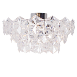 By Rydéns plafondlamp Monarque, chroom met acryl glas incl. licht bron