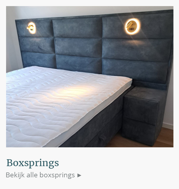 Boxsprings, design boxspring, Holland-Design boxsprings | DesignmetLicht.nl