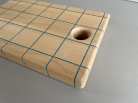 Cuttingboard / Snijplank Raster "Blauw"