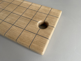 Cuttingboard / Snijplank Raster "black"