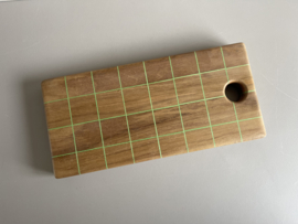 Cuttingboard / Snijplank Raster "green"