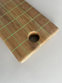 Cuttingboard / Snijplank Raster "green"