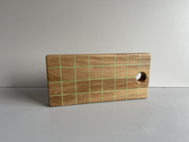Cuttingboard / Snijplank Raster "green"