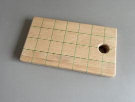 Cuttingboard / Snijplank Raster "Green"