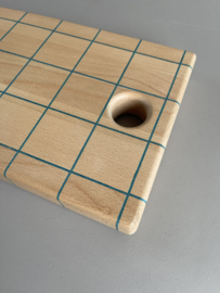Cuttingboard / Snijplank Raster "Blauw"