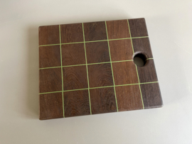 Cuttingboard / Snijplank Raster "Wengé Green"