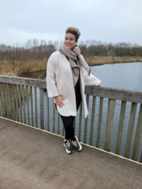 Sjaal Mien "Beige"