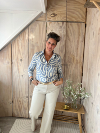 Blouse Fay  lichtblauw
