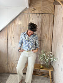 Blouse Fay  lichtblauw